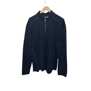 Callaway Blue Quarter Zip Up Golf Jacket Size XL